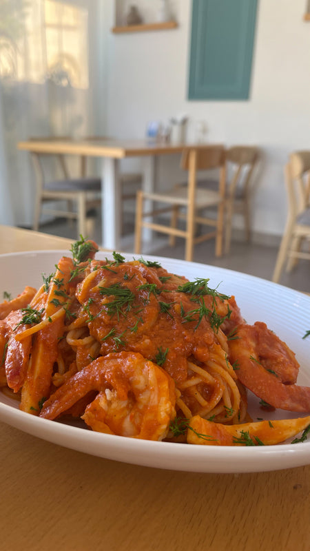 Red Sauce Seafood Pasta