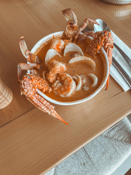 Light Cream Seafood Soup
