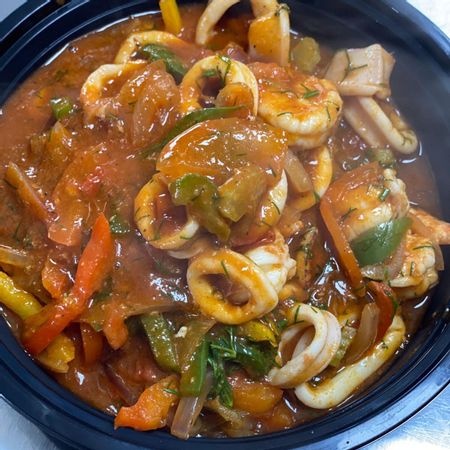 Seafood Tagine Red sauce